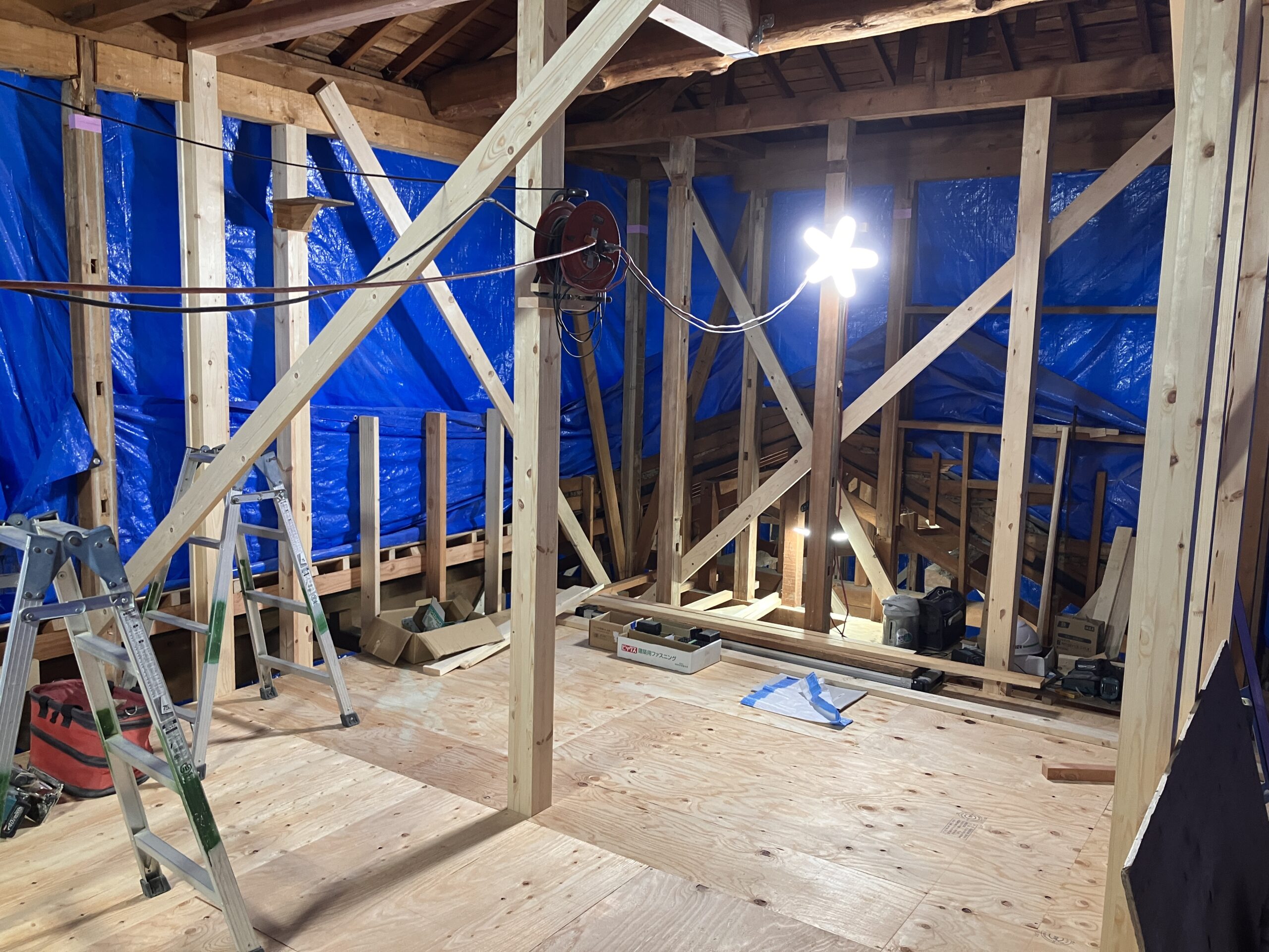 基礎の補強と、2月はイベントが目白押し