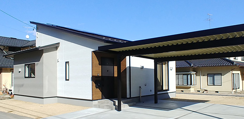 コンパクトな平屋 UFIT
